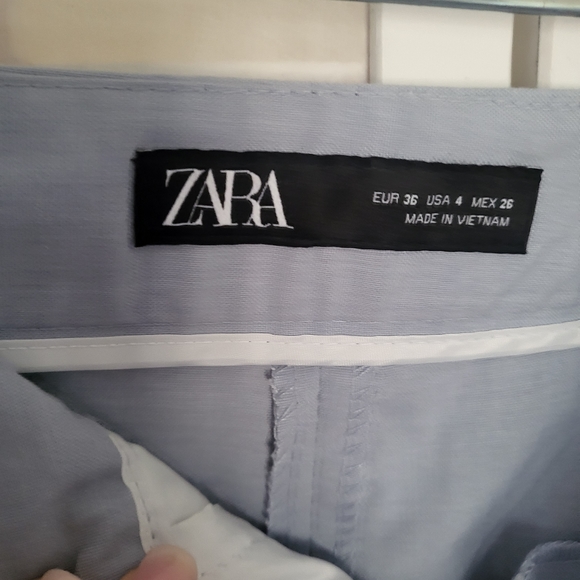ZARA Blue Office Business Pants - Picture 5 of 8
